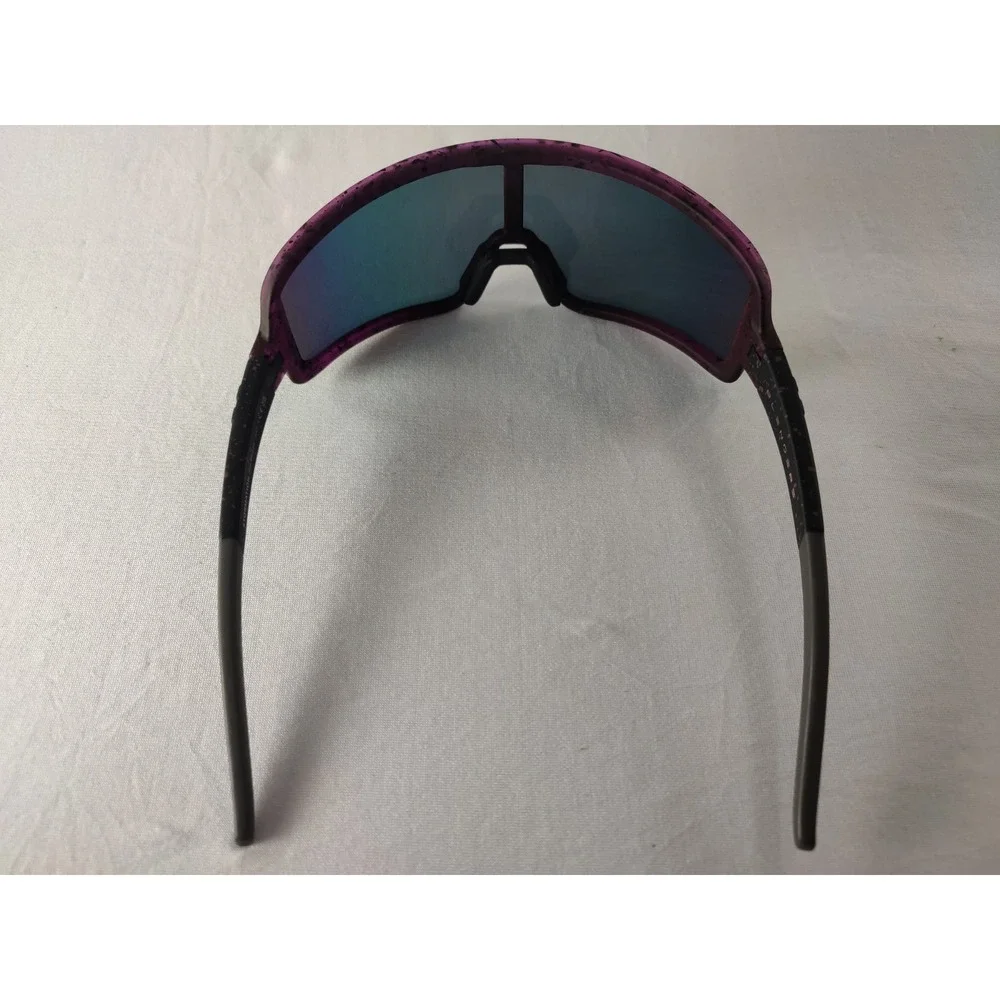 Blenders Eyewear Stormation Polarized Shield Sunglasses Purple‎ Splatter Mirror